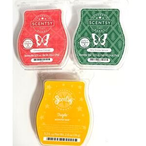 3 Brand New Packages of Scentsy Bar Wax Melts